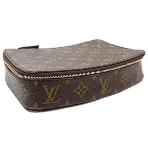 LOUIS VUITTON Brown Monogram Pouch
